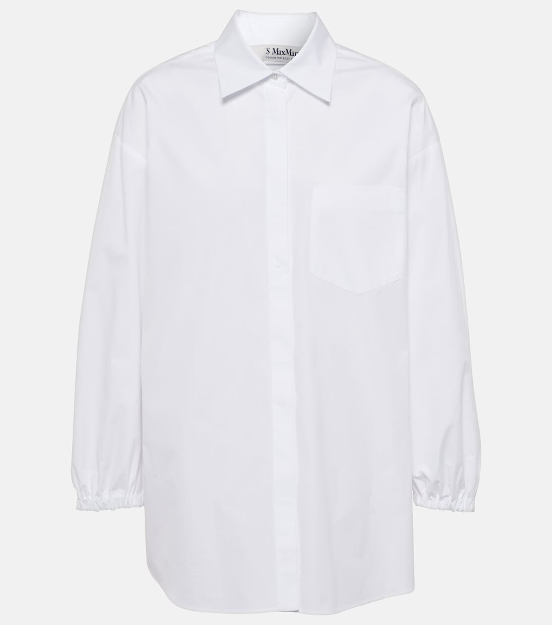 

Рубашка timeo из хлопка 'S Max Mara, белый
