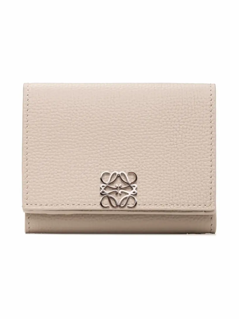 

Кожаное портмоне Anagram Loewe, бежевый