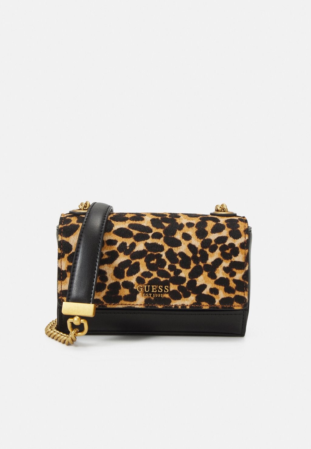 

Сумка через плечо ISELINE MINI CROSSBODY FLAP Guess, коричневый