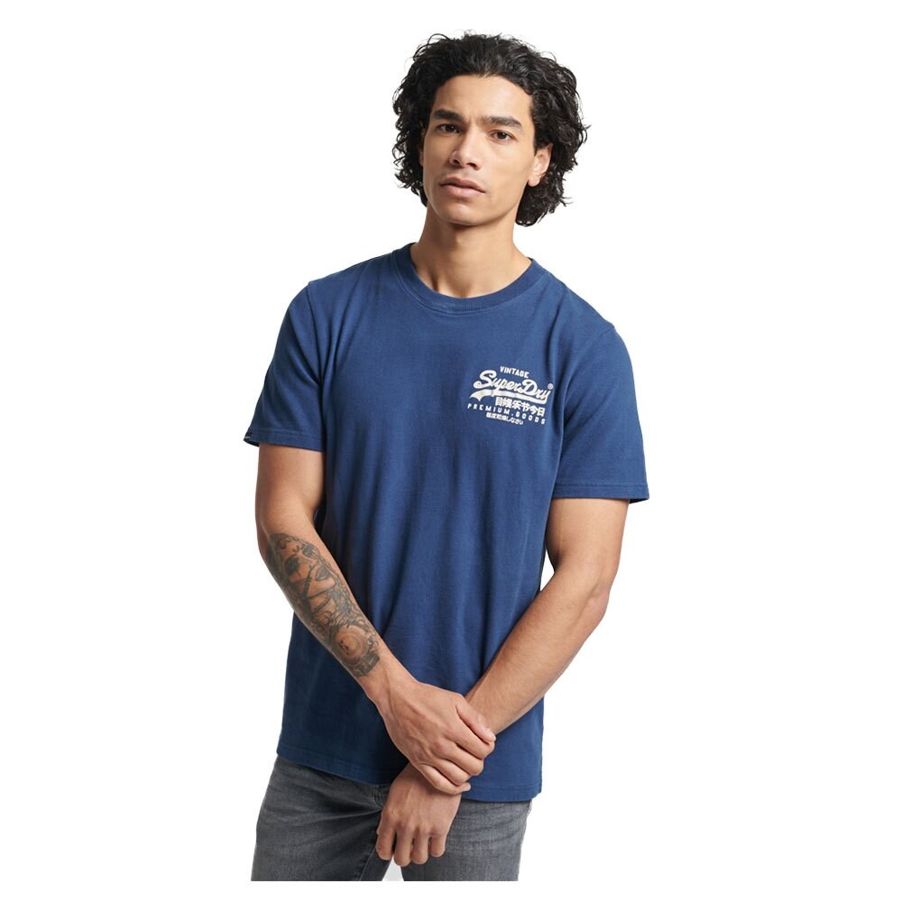 

Футболка Superdry Vintage Logo Heritage, синий