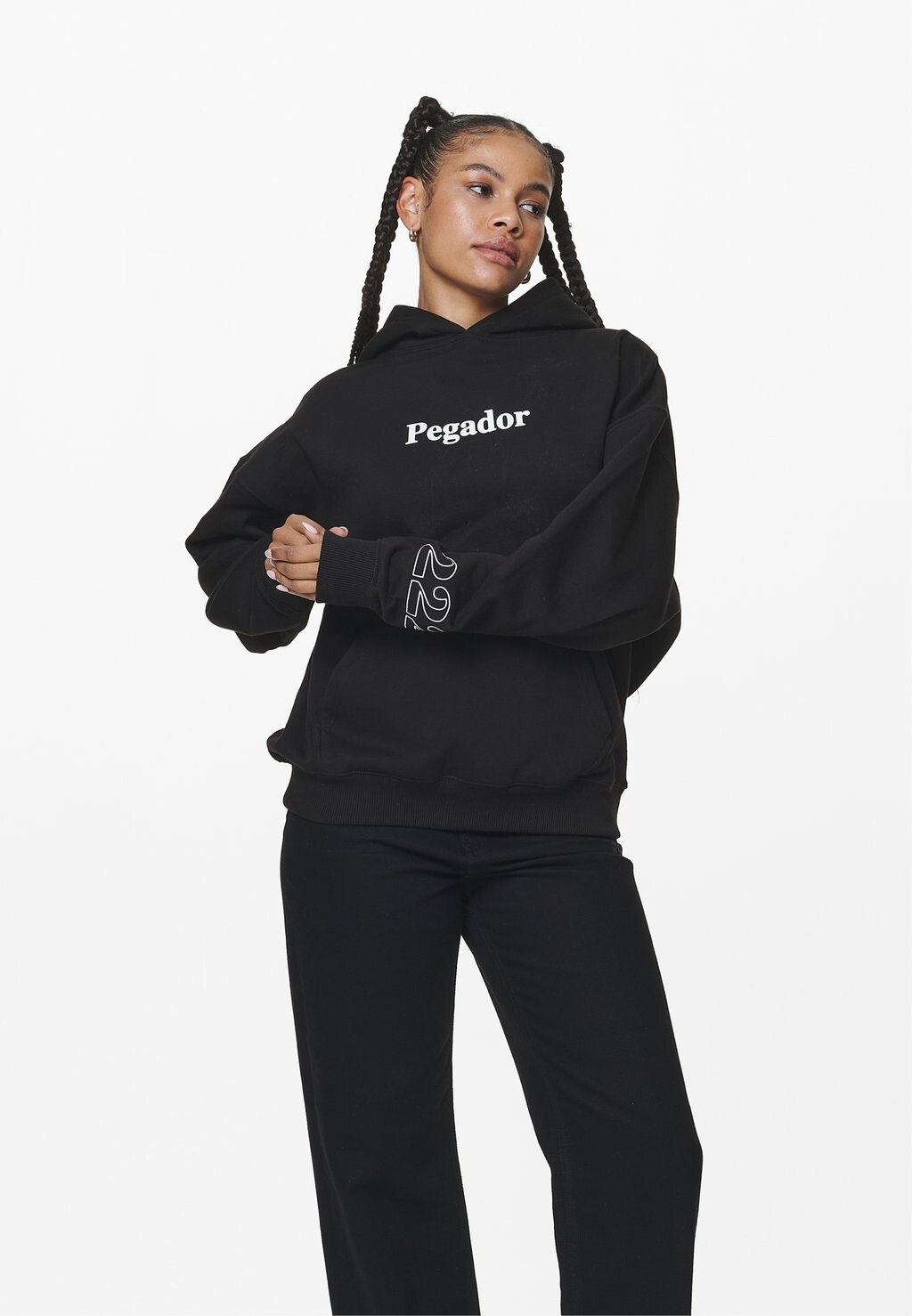 

Толстовка HABO OVERSIZED HOODIE Pegador, цвет black