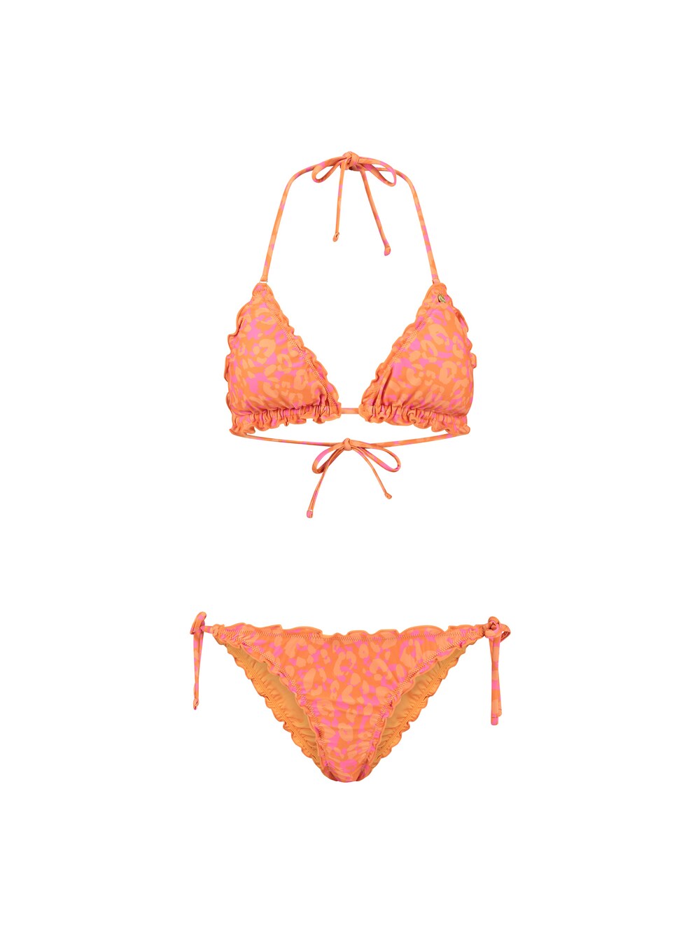 Треугольное бикини Shiwi Liz, оранжевый/светло-оранжевый бикини с лейблом модель rossie shiwi оранжевый