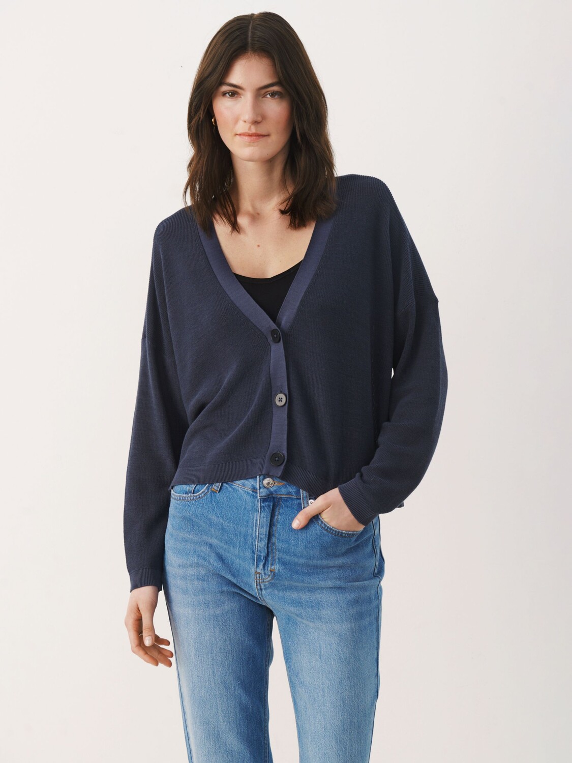 

Часть вторая Кардиган Bessie, Midnight Navy