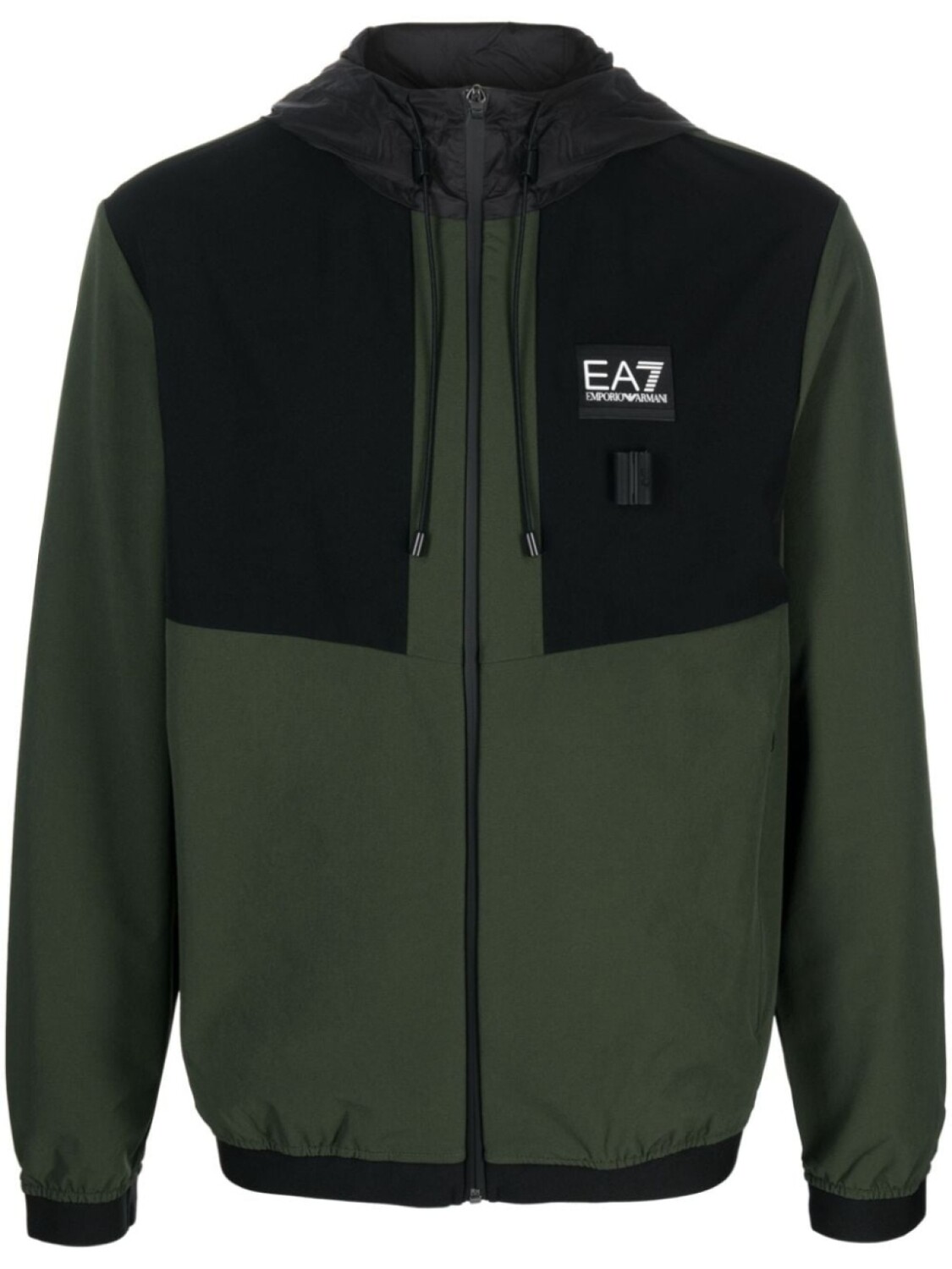 

Ea7 Emporio Armani куртка с нашивкой-логотипом, зеленый