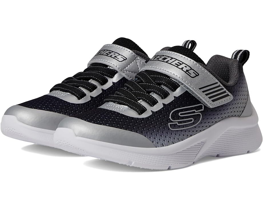 

Кроссовки Skechers Microspec, черный/серебряный