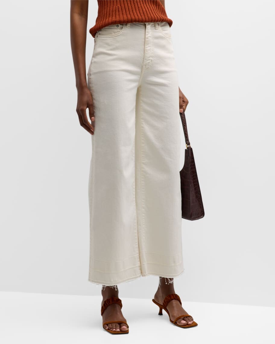 

Широкие укороченные джинсы с высокой посадкой Isla Derek Lam 10 Crosby