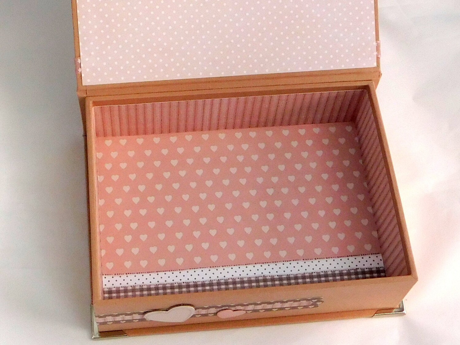

Niedliche Klappbox für Babys Schachtel Fotokiste Geschenkverpackung Erinnerung Schatzkiste Sammelbox Taufgeschenk für Mädchen