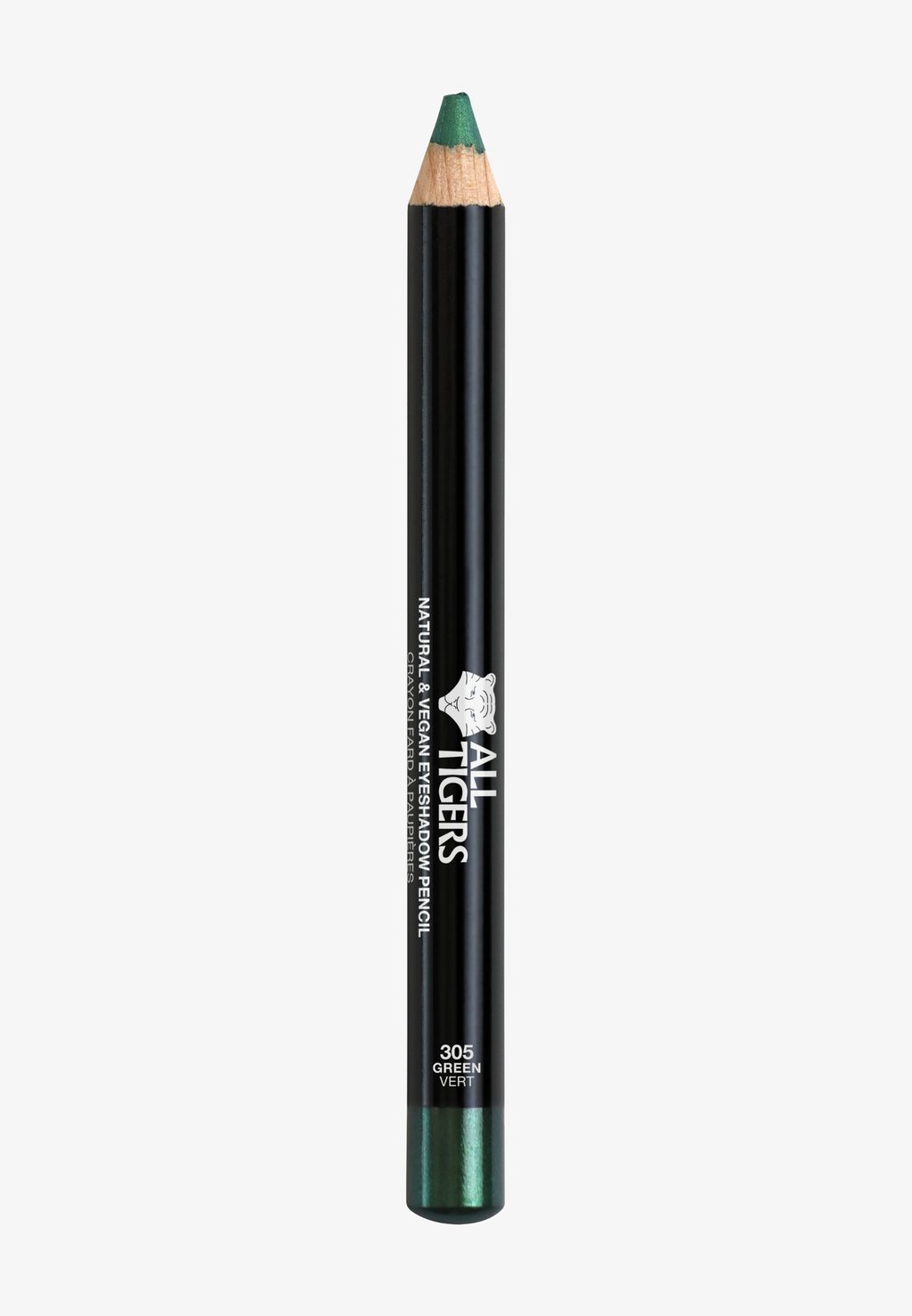 

Тени для век Natural & Vegan Eyeshadow Pencil All Tigers, цвет green "foresee your success"