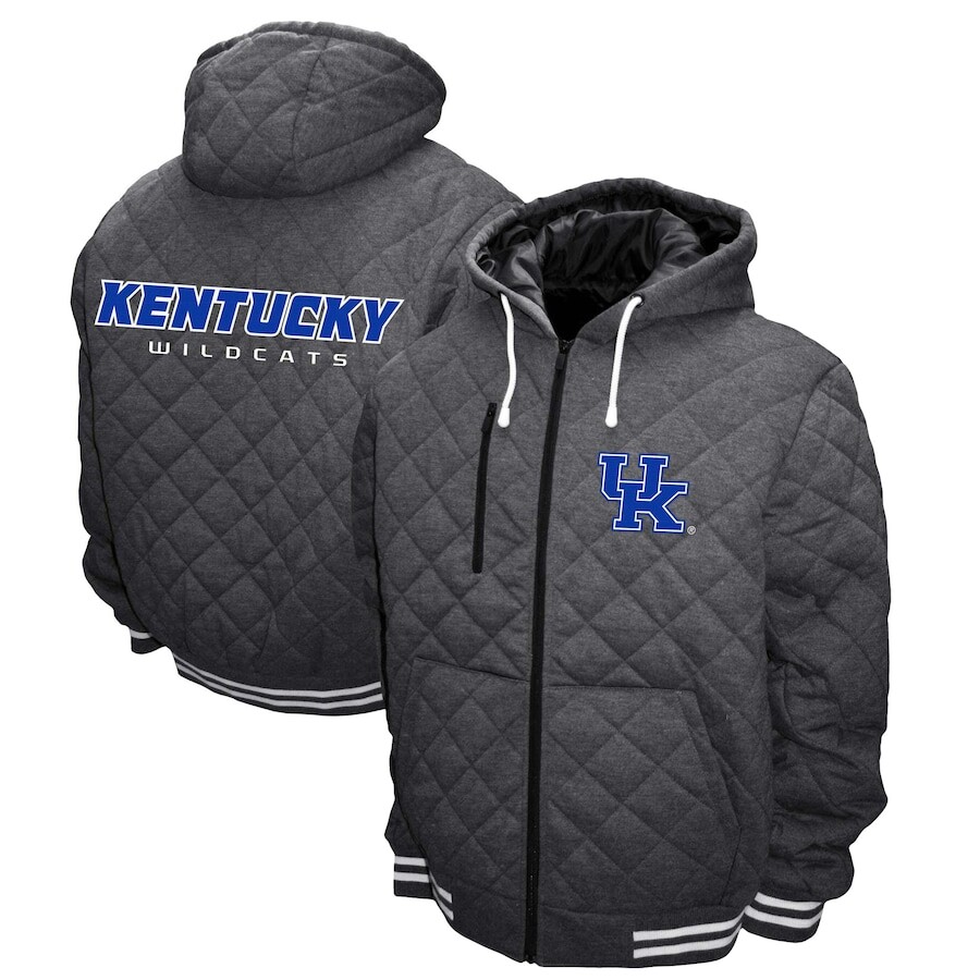 

Толстовка на молнии Franchise Club Kentucky Wildcats, серый
