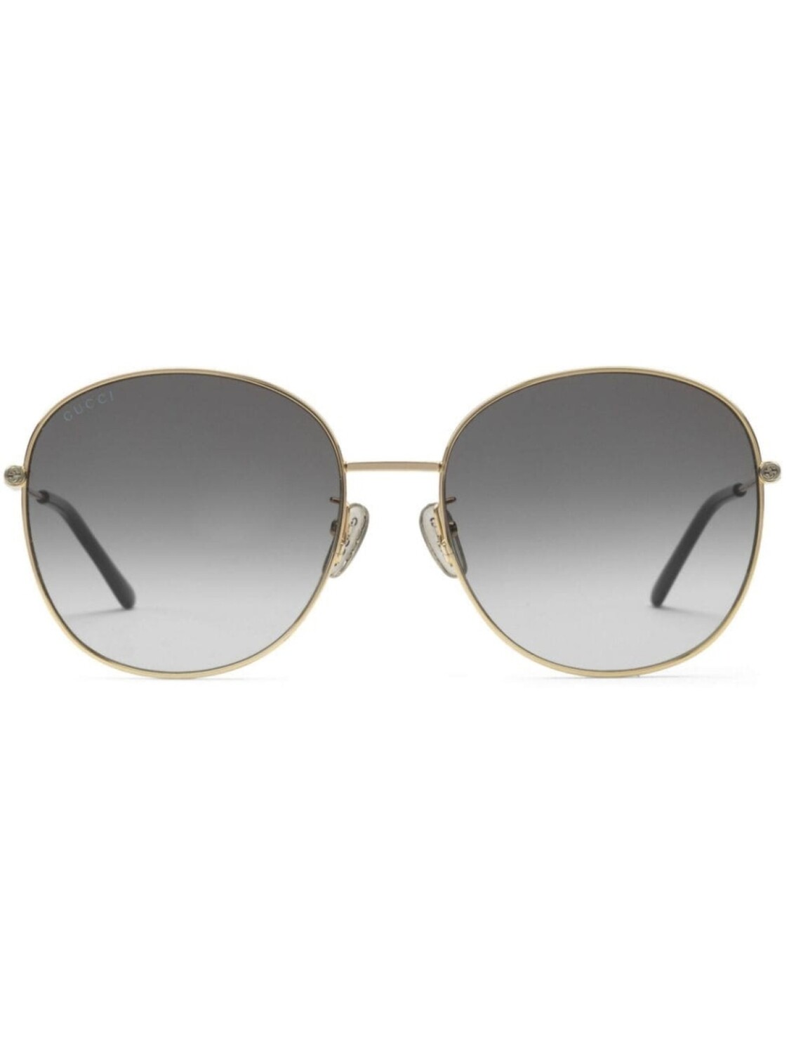 

Gucci Eyewear солнцезащитные очки-пилоты с эффектом градиента, золотистый