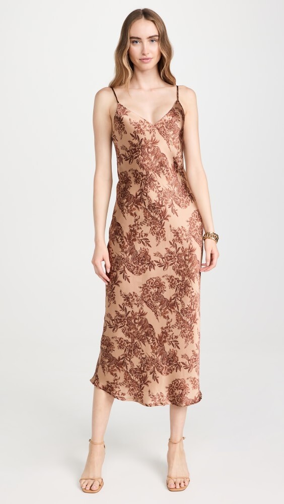 

Платье L'AGENCE Seridie Mid Length Slip