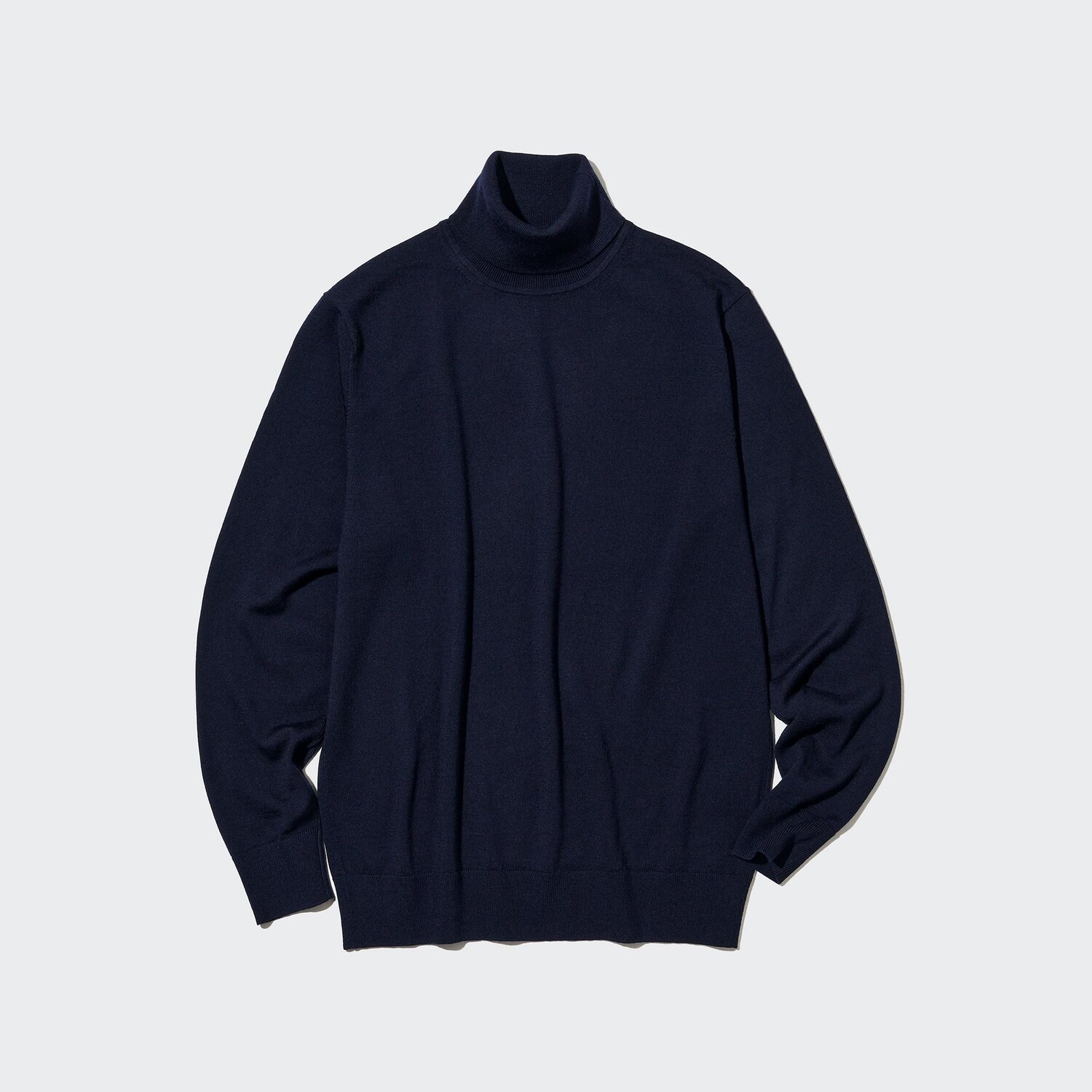 

Водолазка Uniqlo мужская из шерсти мериноса, темно-синий