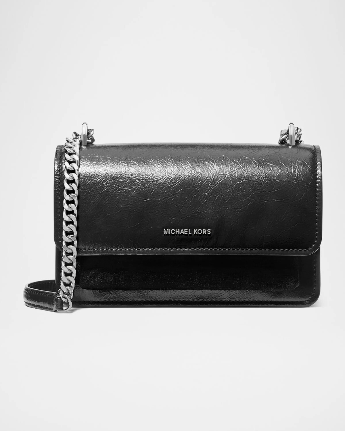 

Большая сумка через плечо Claire из жатой кожи Michael Michael Kors, черный