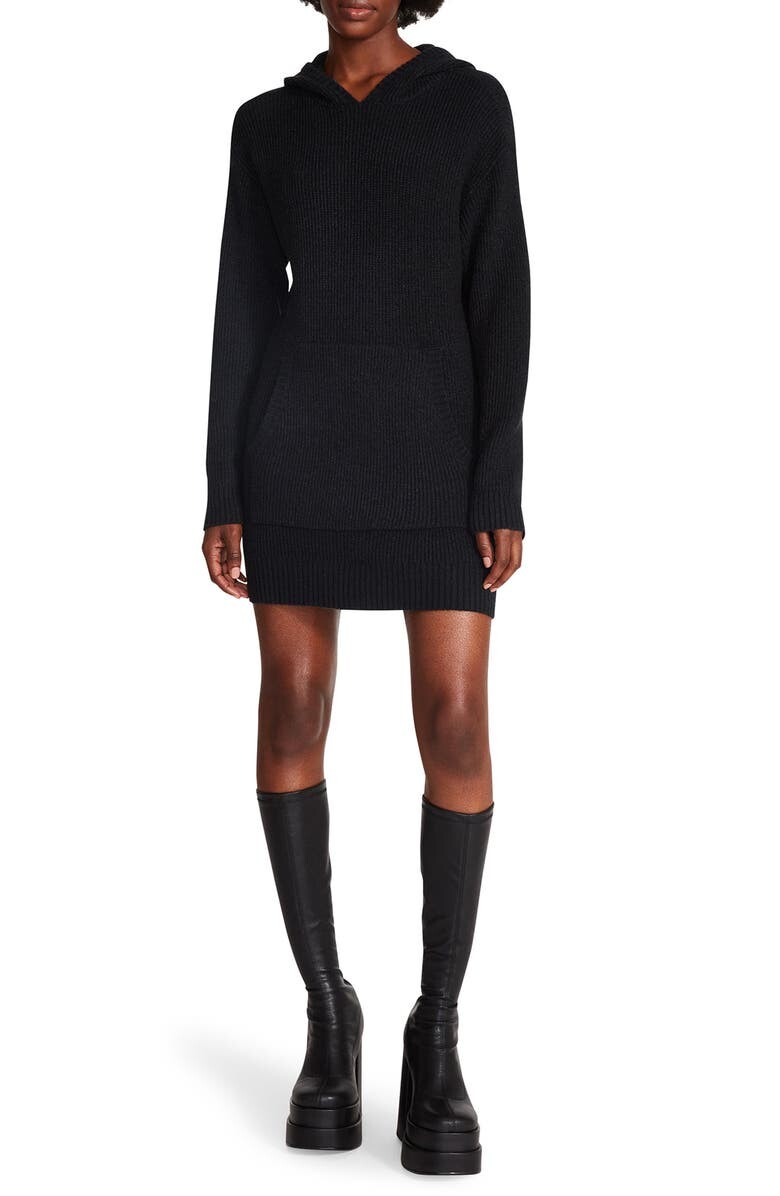 

Платье-свитер с капюшоном Taylor STEVE MADDEN, черный