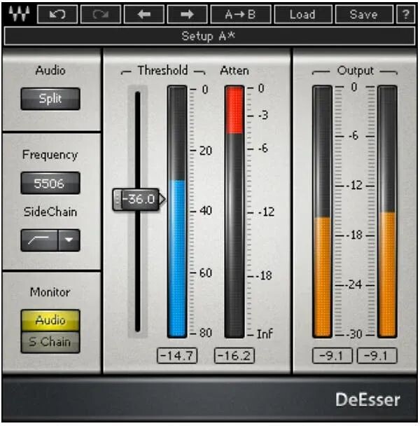 

Плагин Waves DeEsser Sibilance Reduction