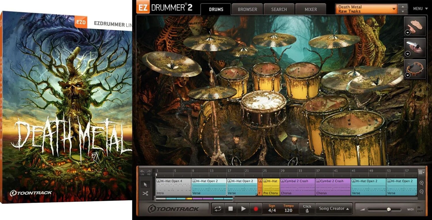 

Расширение Toontrack Death Metal EZX