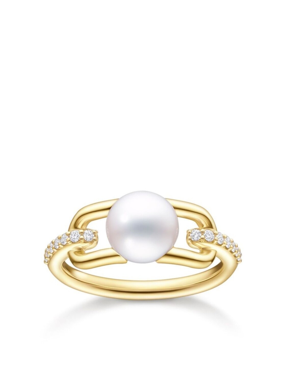 

Золотое кольцо Collection Line Fine Link с жемчугом TASAKI, золотой