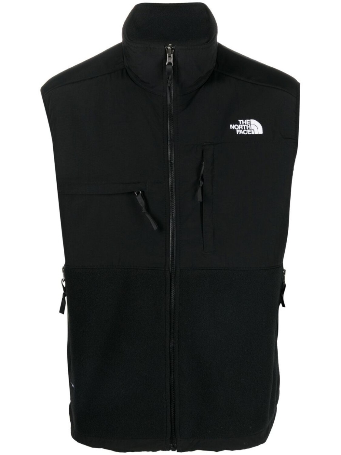 

The North Face жилет на молнии с вышитым логотипом, черный