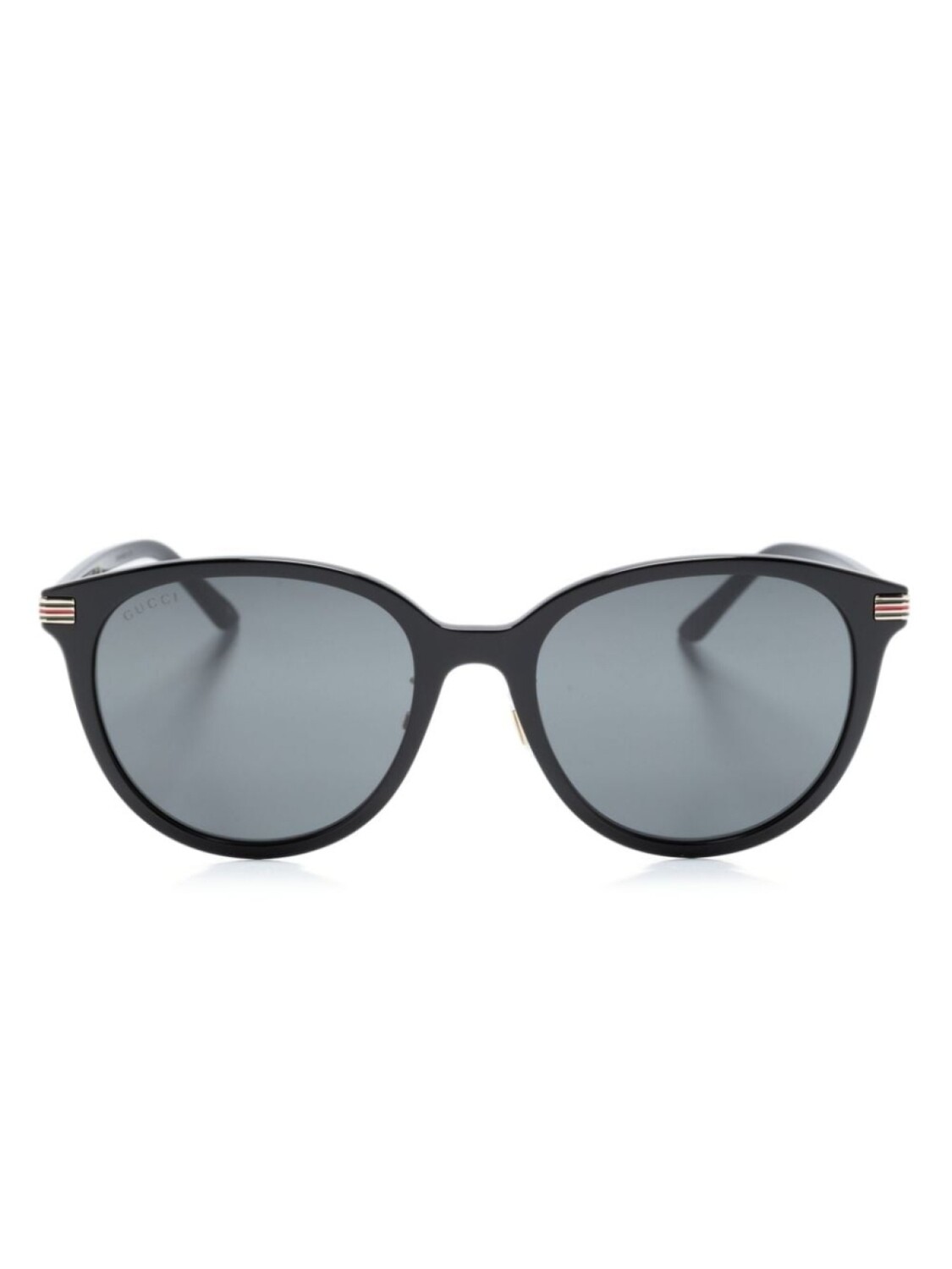 

Gucci Eyewear солнцезащитные очки в круглой оправе с логотипом, черный