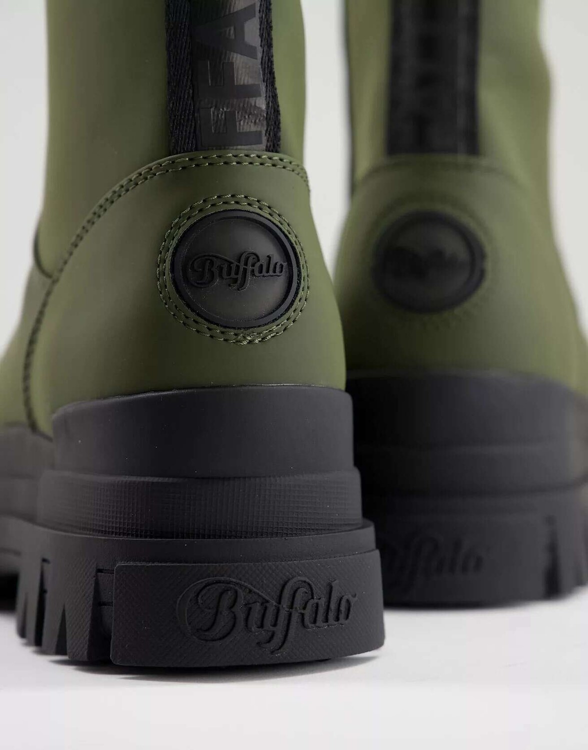 

Черные резиновые сапоги Buffalo Aspha Rain Hi, Черный