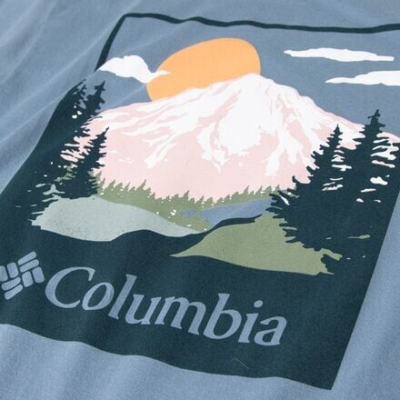 

Футболка Retropeaks с короткими рукавами мужская Columbia, серый