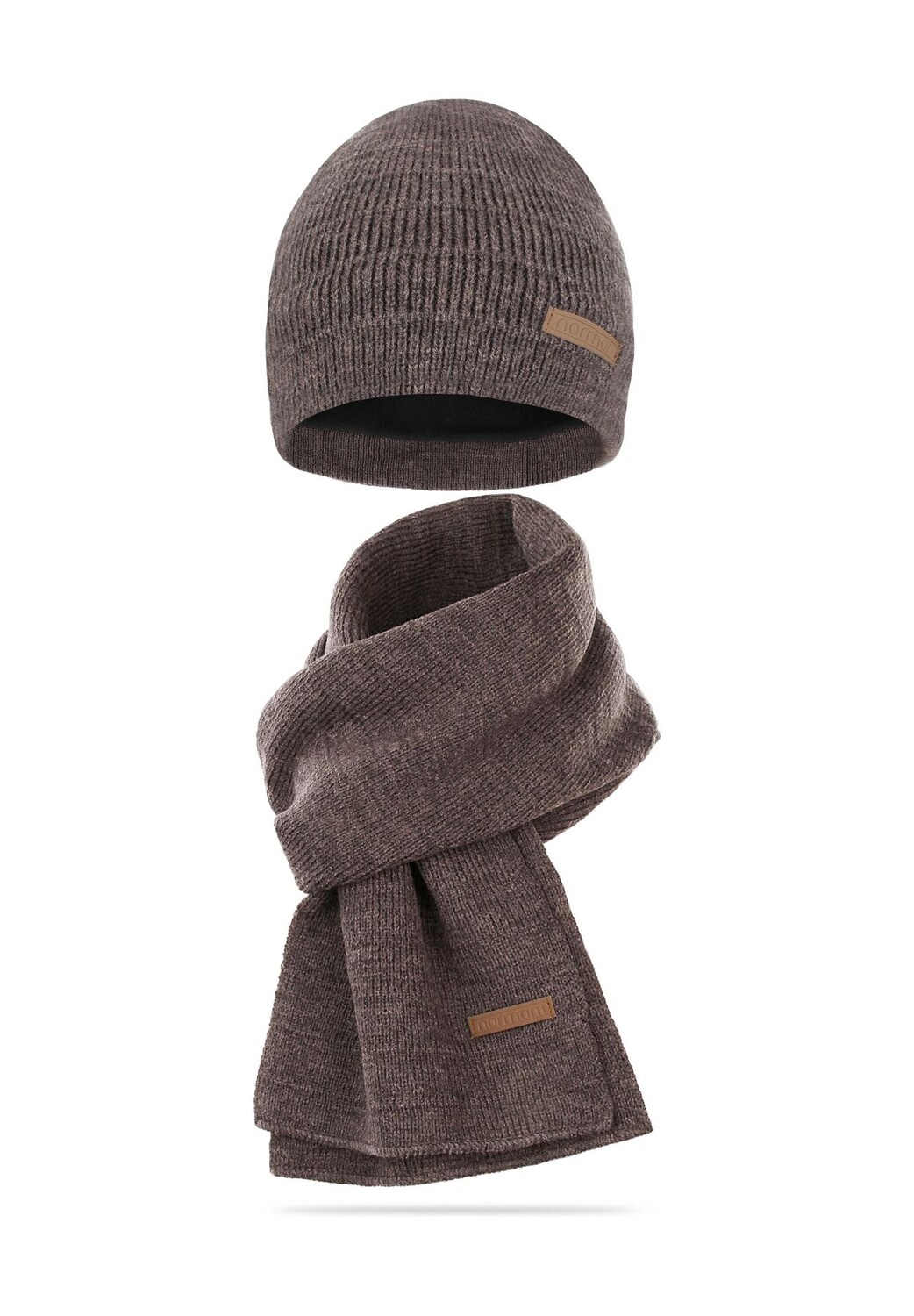 

Зимний комплект из шапки и шарфа Садбери normani, цвет Beige Meliert