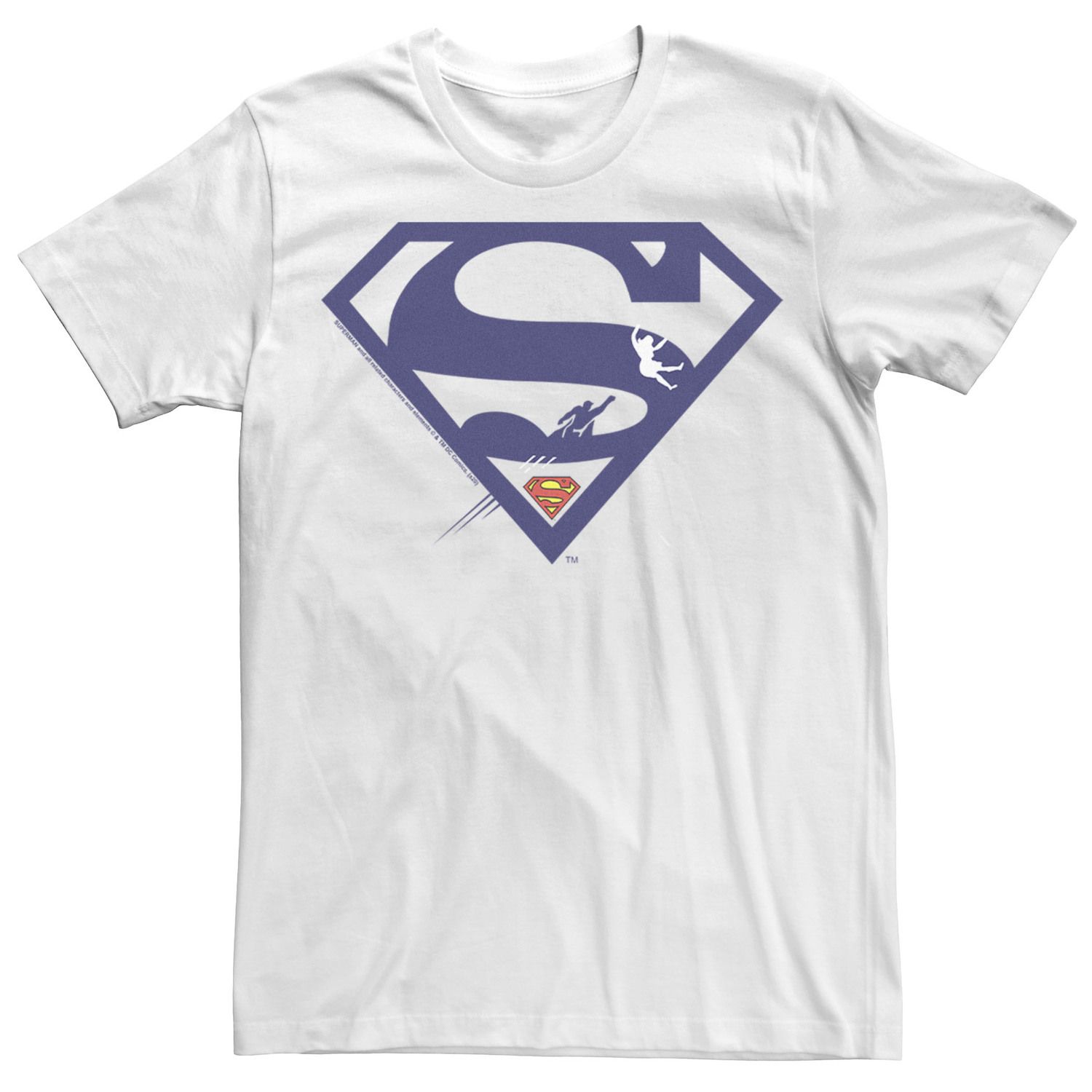 Мужская синяя футболка с логотипом DC Fandome Superman Licensed Character