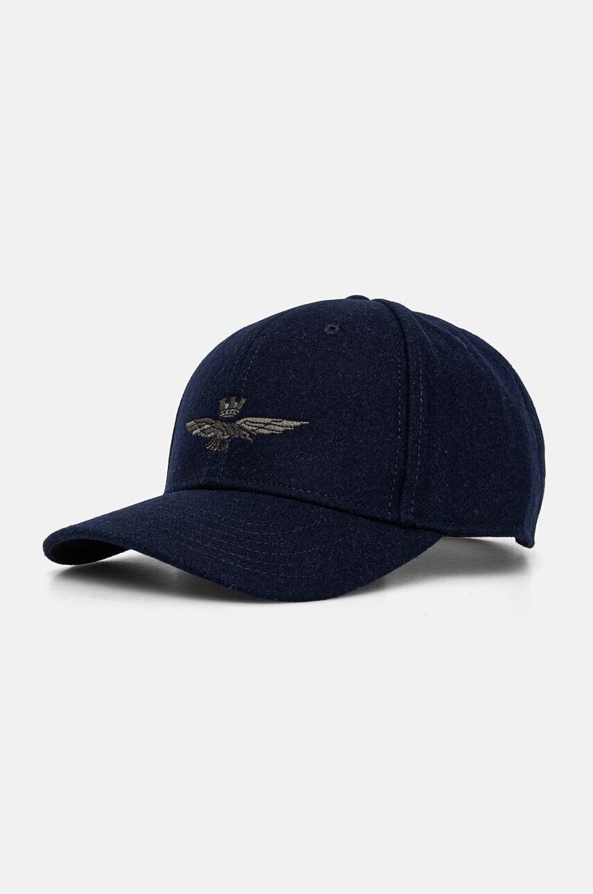

Кепка Aeronautica Militare с хлопковым козырьком, темно-синий