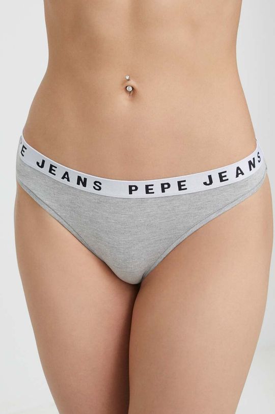 

Стринги Pepe Jeans, серый