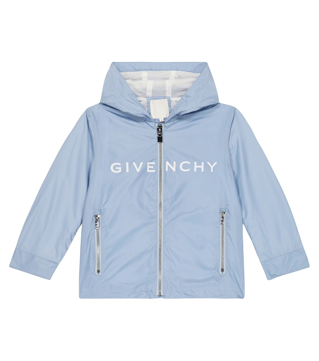 

Куртка с капюшоном и логотипом Givenchy Kids, синий