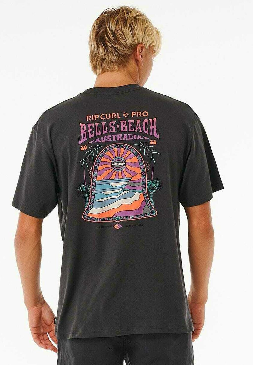 

Футболка с принтом PRO 24 LINE UP Rip Curl, антрацит
