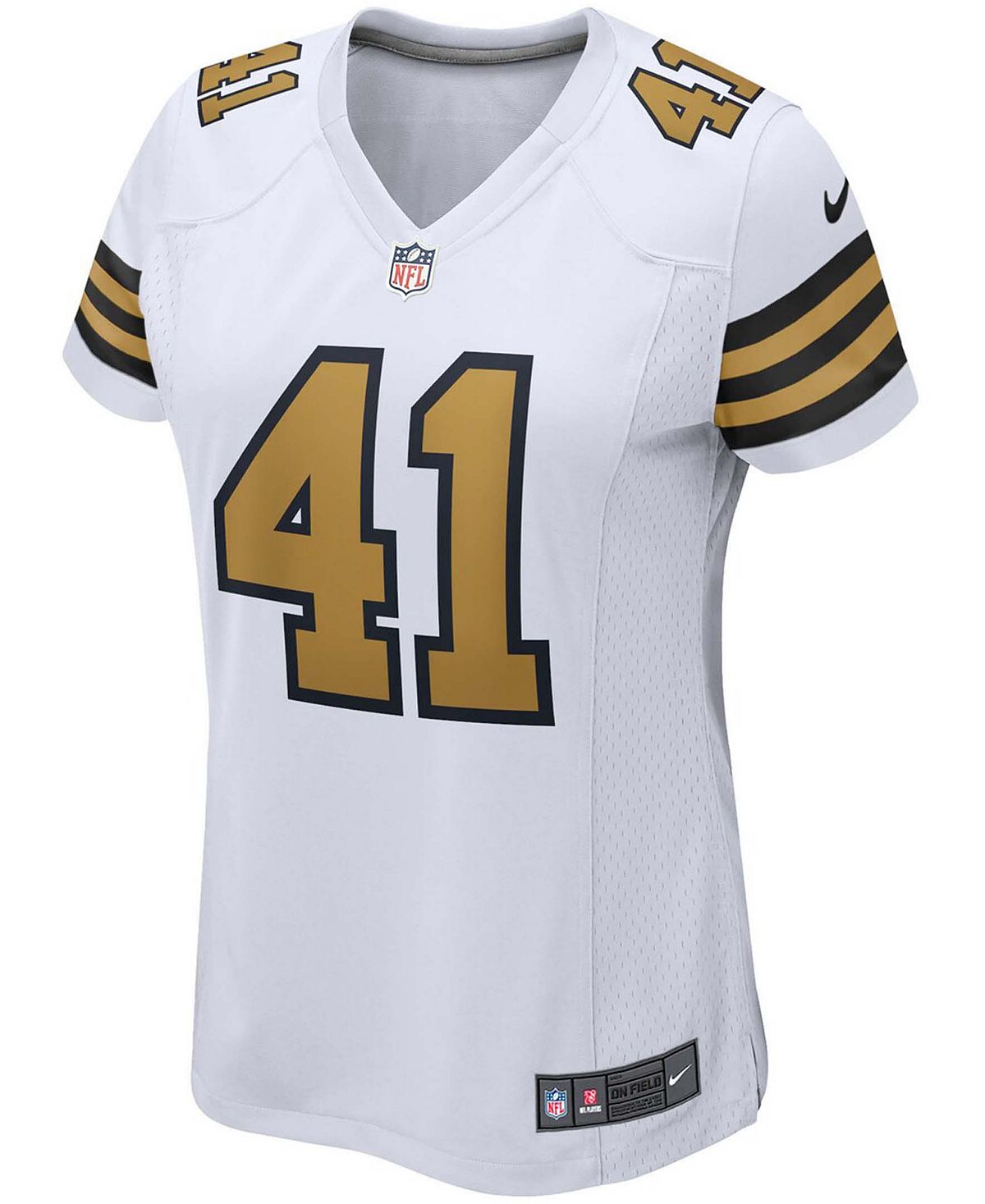 Женская белая майка игрока альтернативной игры Alvin Kamara New Orleans  Saints Nike, белый – заказать по доступной цене из-за рубежа в  «CDEK.Shopping»