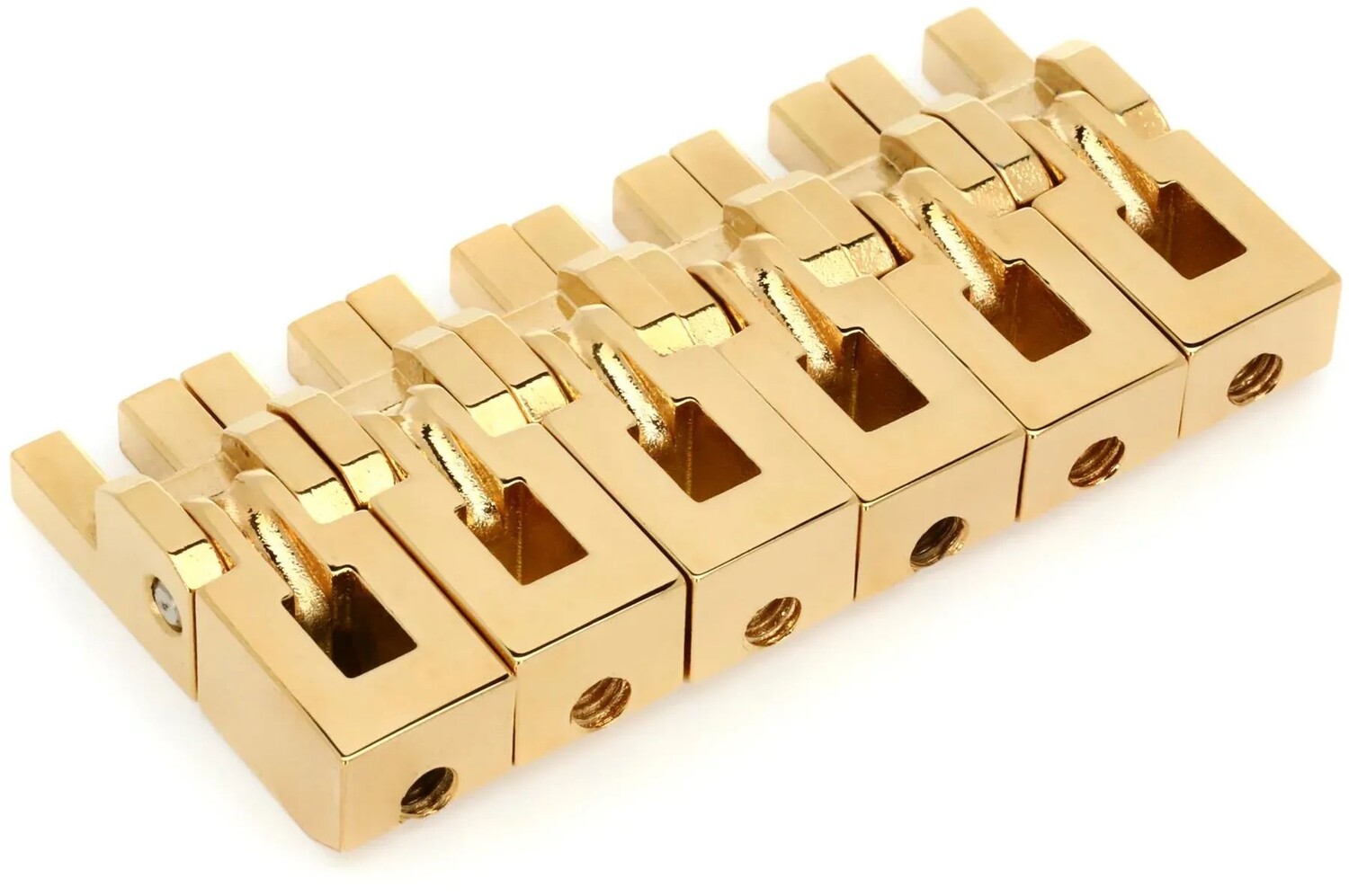 

Оригинальные бриджевые седла Floyd Rose FROBSSGP — золото (набор из 6 шт.)