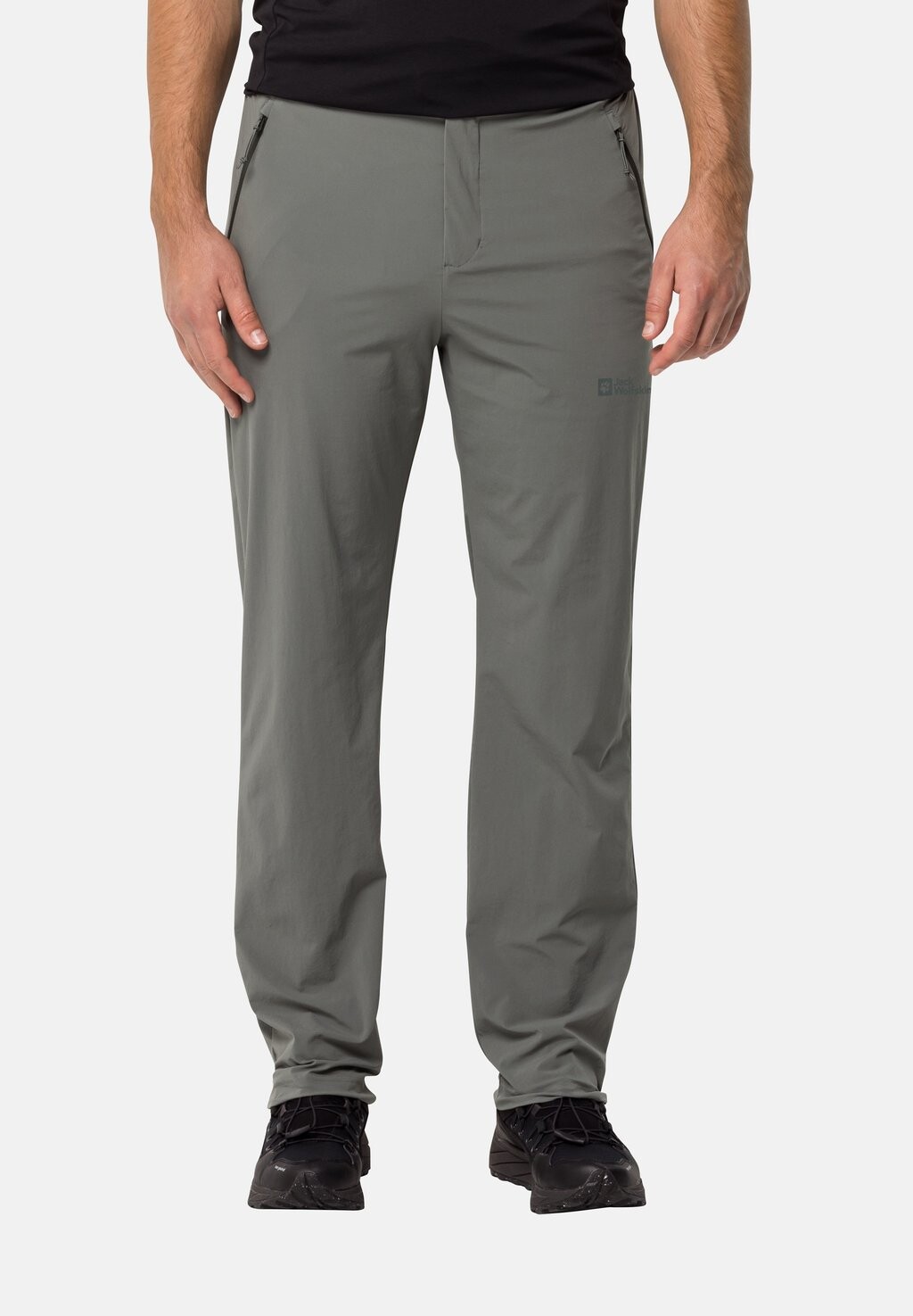 

Тканевые брюки PRELIGHT M Jack Wolfskin, серый