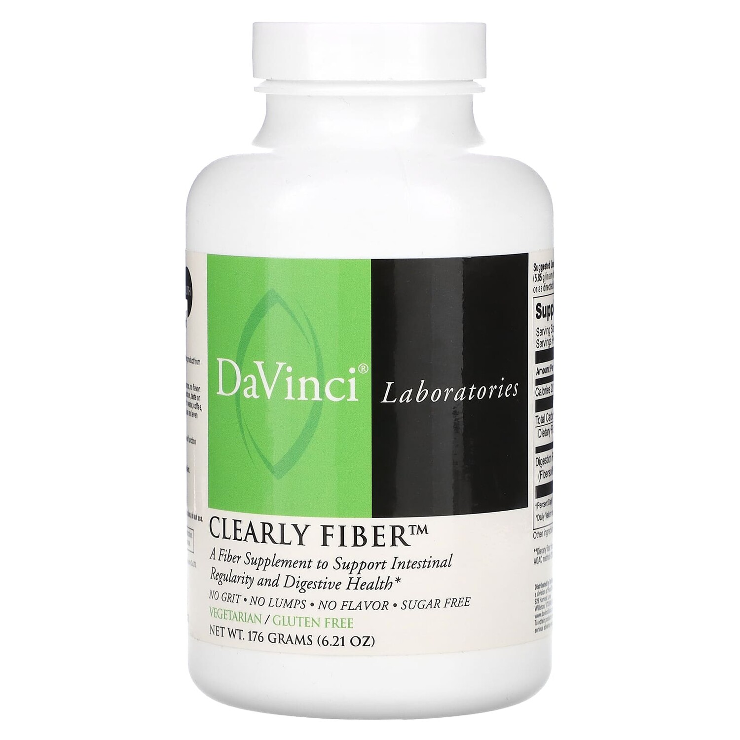 

Clearly Fiber, 176 г (6,21 унции), DaVinci Laboratories of Vermont