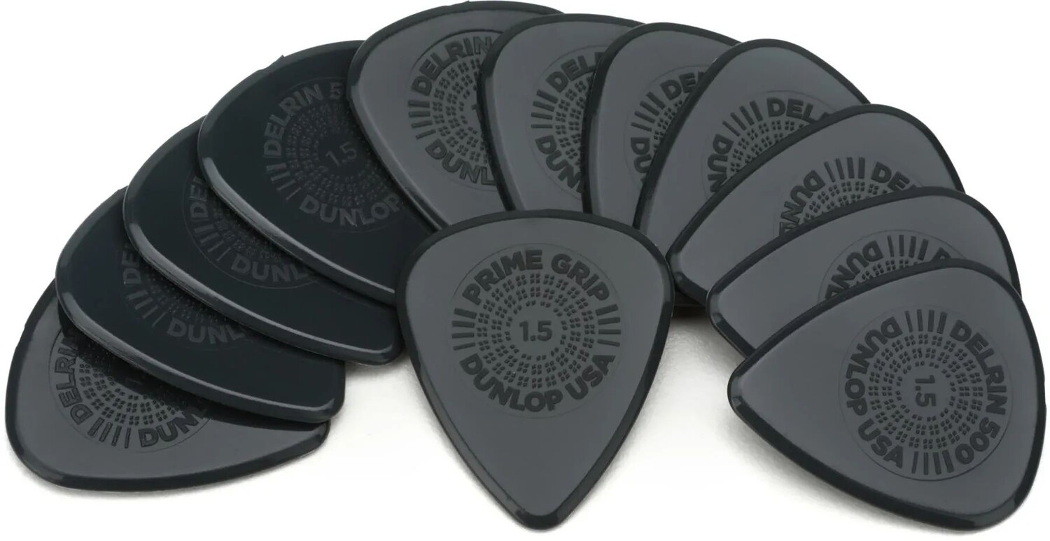 

Медиаторы Dunlop 450P150 Prime Grip Delrin 500, 1,50 мм, 12 шт.