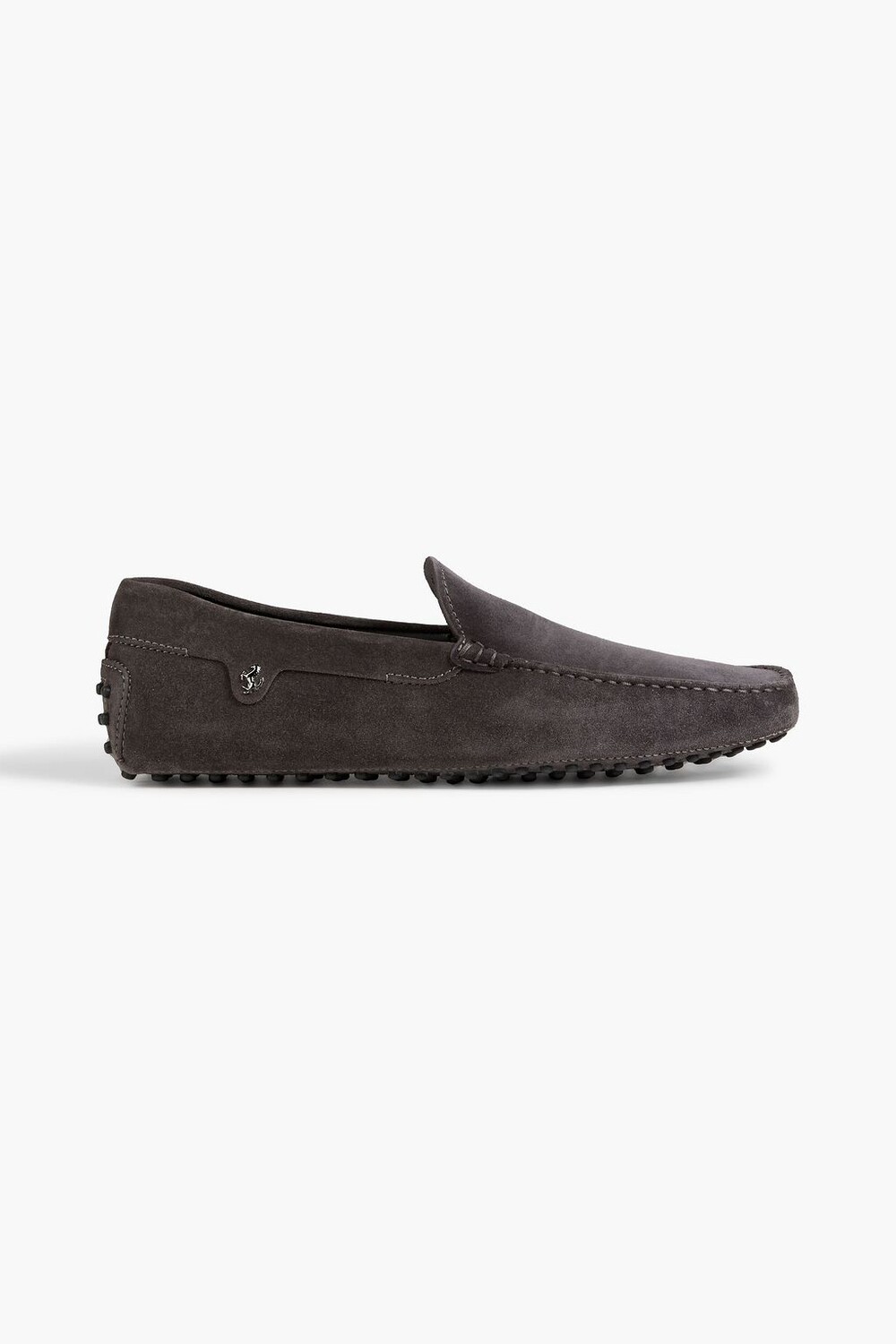

Замшевые мокасины Gommino Tod's, серый