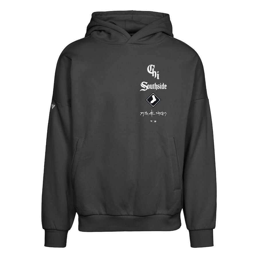 

Пуловер с капюшоном Levelwear Chicago White Sox, черный