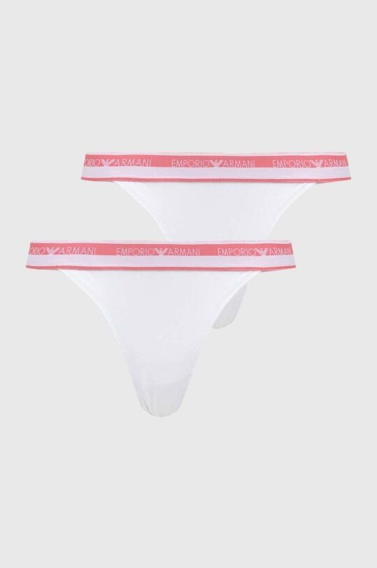

Стринги упаковка из 2 шт. Emporio Armani Underwear, белый