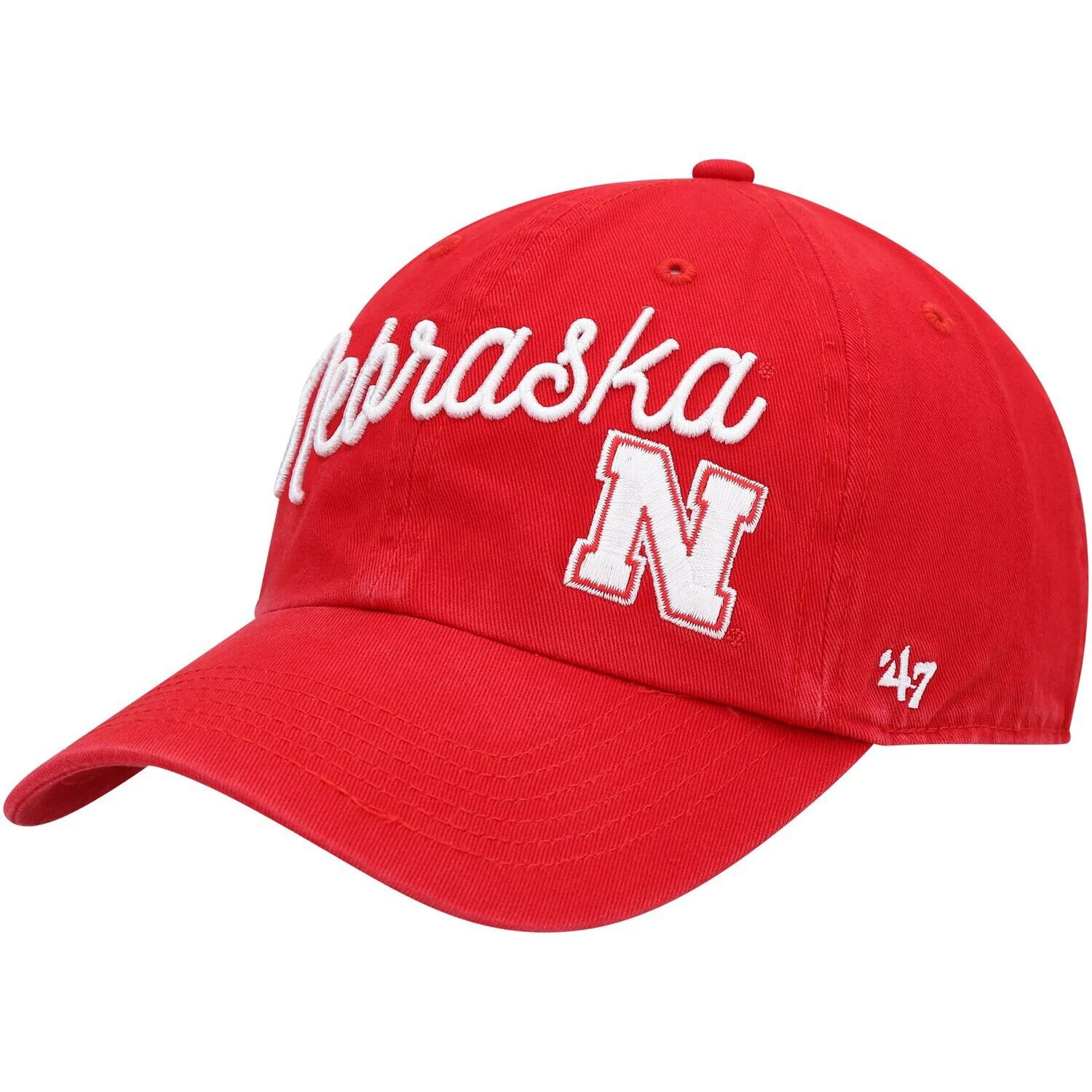 

Женская регулируемая шляпа Scarlet Nebraska Huskers Millie Clean Up '47
