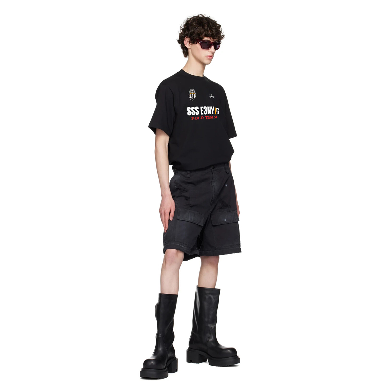 

Футболка унисекс черная Stussy, черный