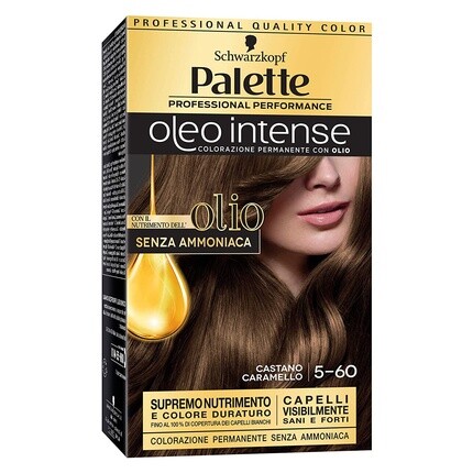 

Палитра краски для волос Oleo 5-60 Кастано Карамель, Schwarzkopf