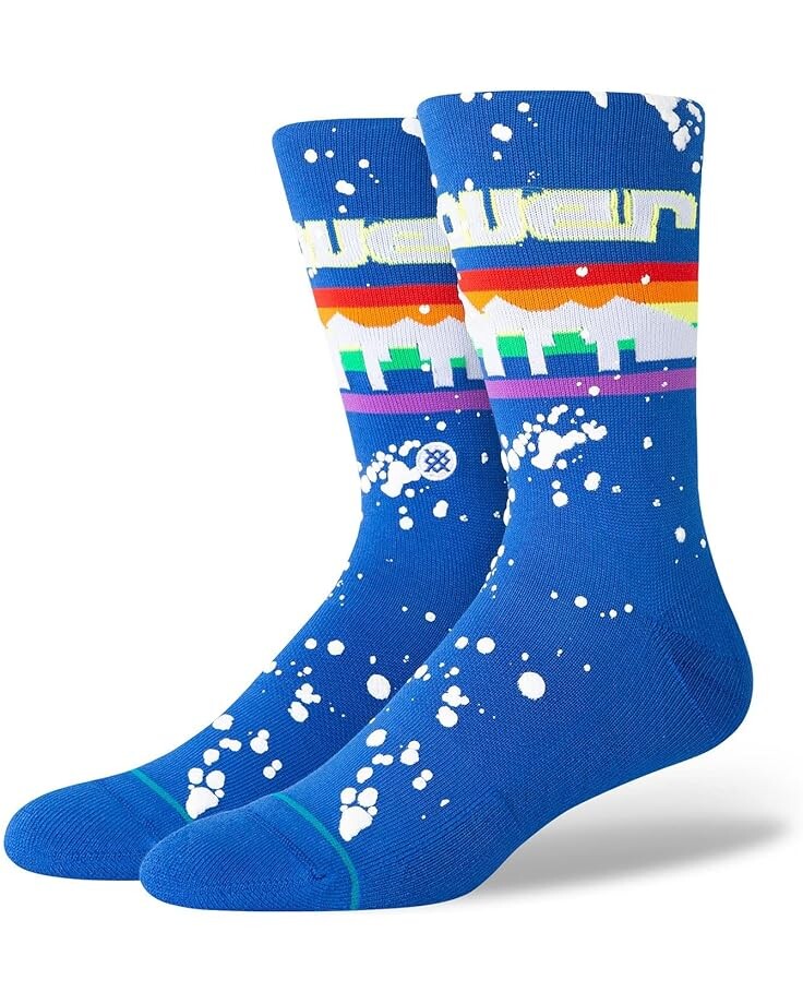 

Носки Stance Overspray Denver Nuggets, цвет Royal