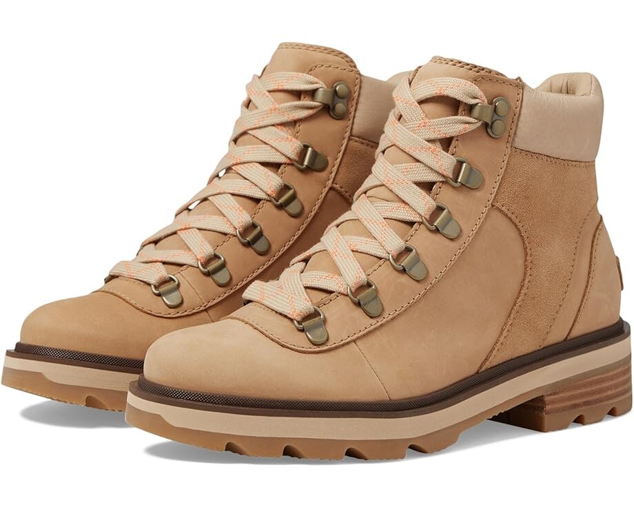 

Походные ботинки SOREL Lennox Hiker STKD Waterproof, цвет Tawny Buff/Gum 2