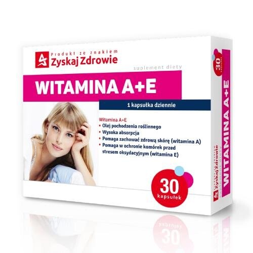 

Gain Health, Витамин А+Е, 30 капсул Inna marka