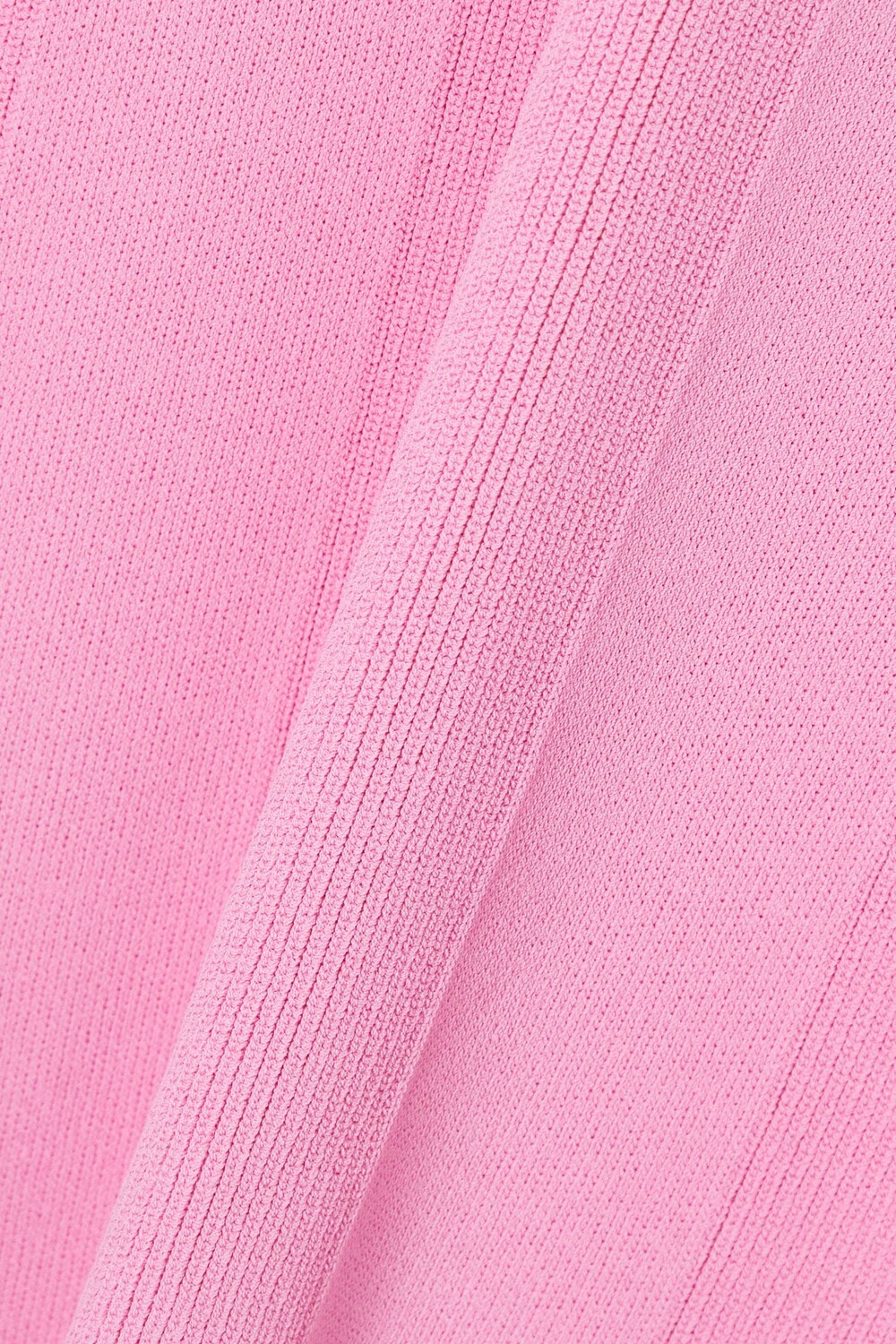 

JACQUEMUS Трикотажное мини-платье в рубчик, розовый
