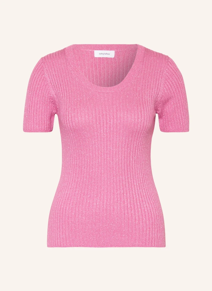 Вязаная рубашка из блестящей пряжи Darling Harbour, розовый