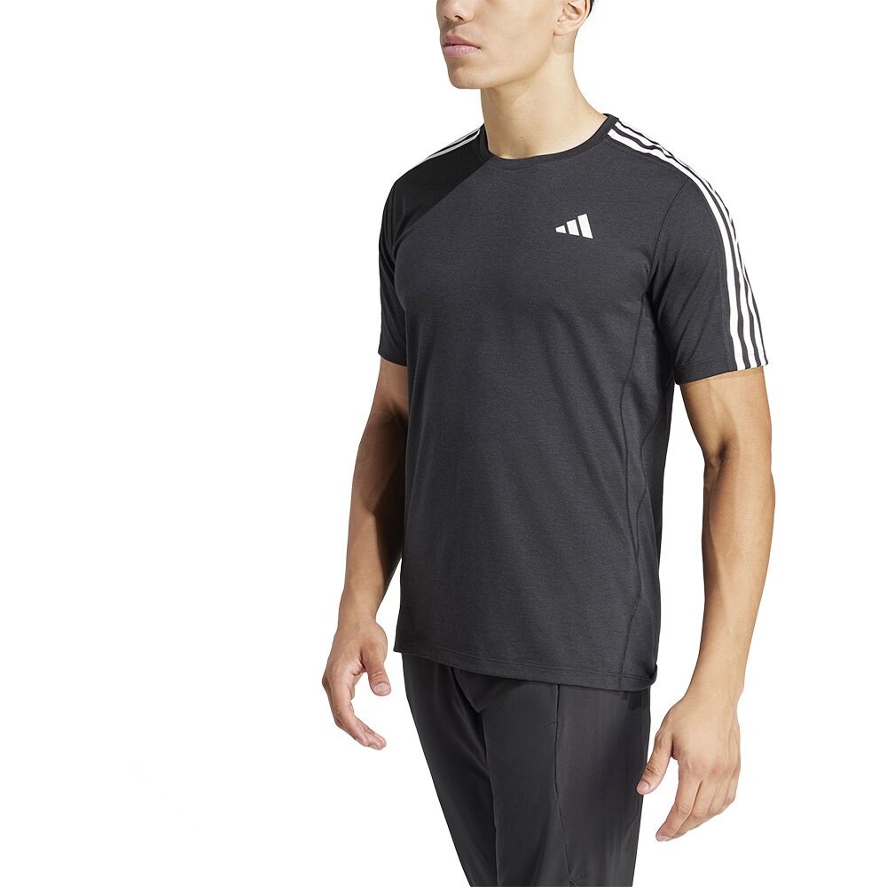 

Футболка с коротким рукавом adidas Own The Run Excite 3 Stripes, черный