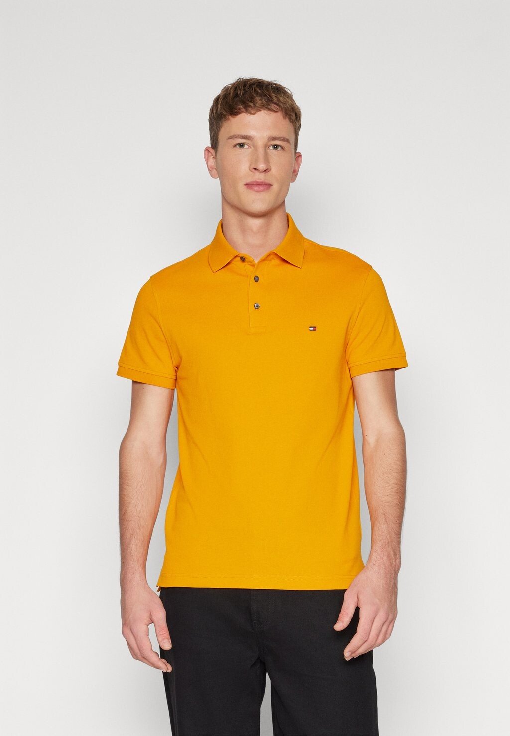 

Polo Slim Tommy Hilfiger, цвет rich ochre