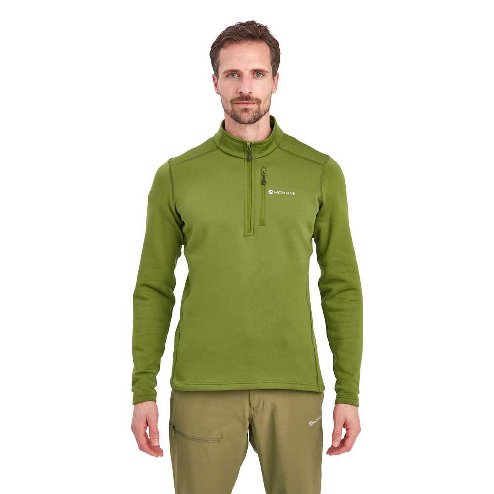 

Флис Montane Fury half zip, зеленый